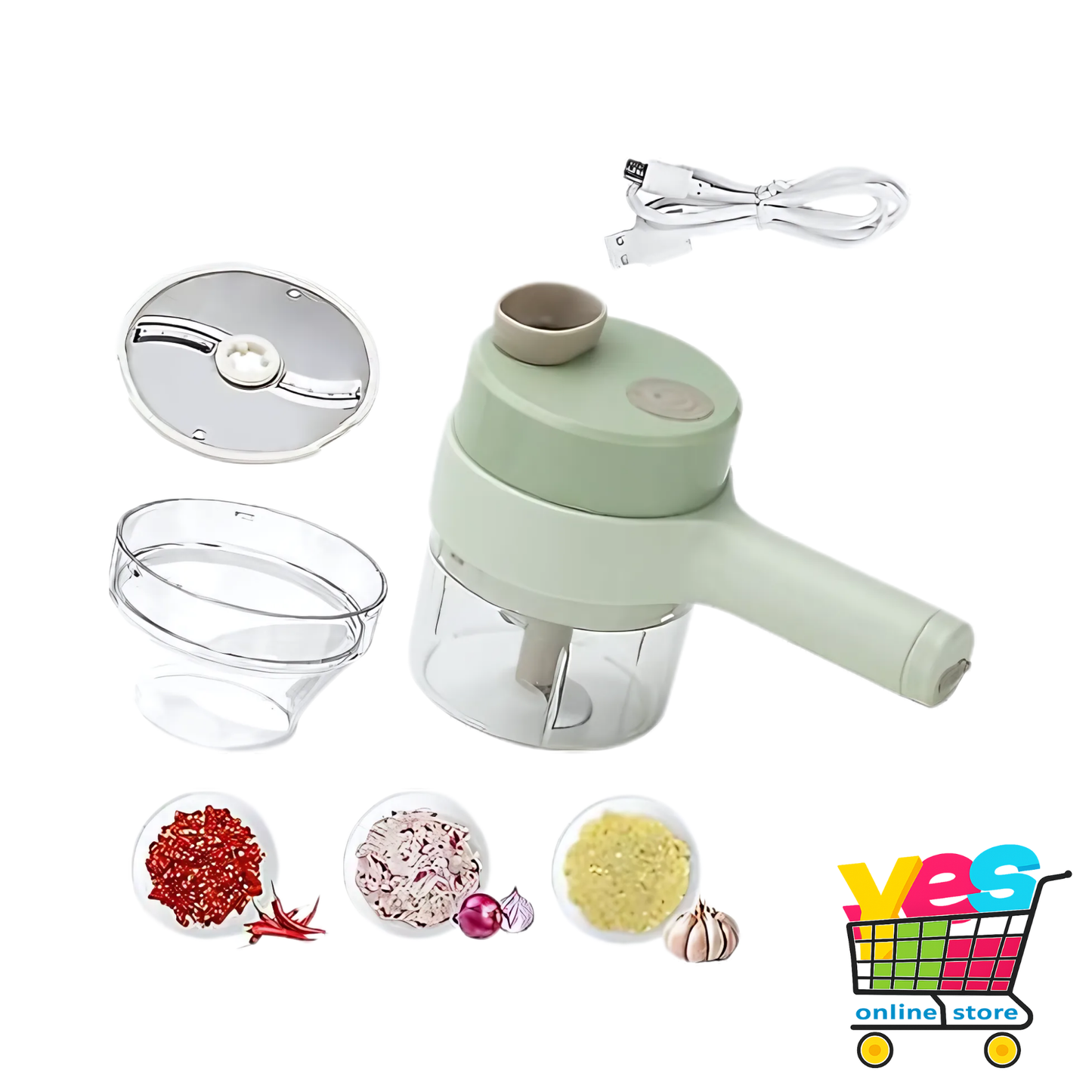 Electric Portable Vegetable Chopper