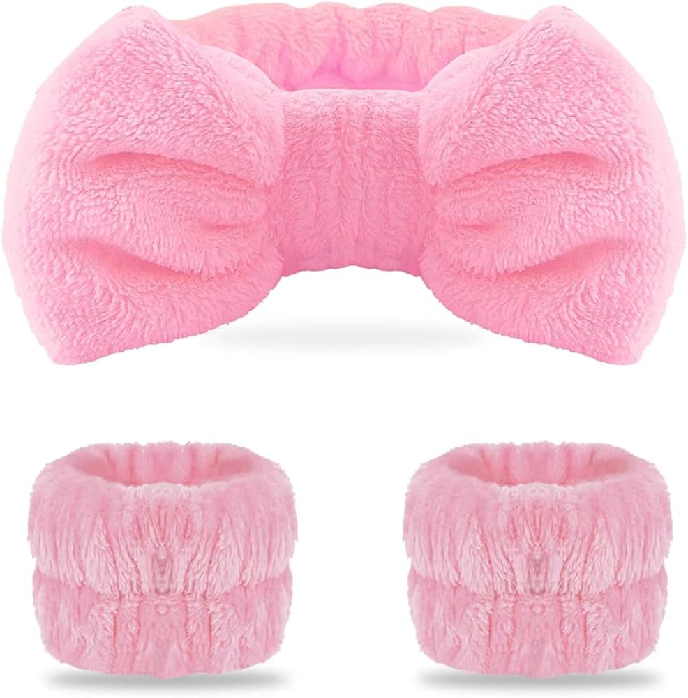 Microfiber Fleece Headband + Wrist Band