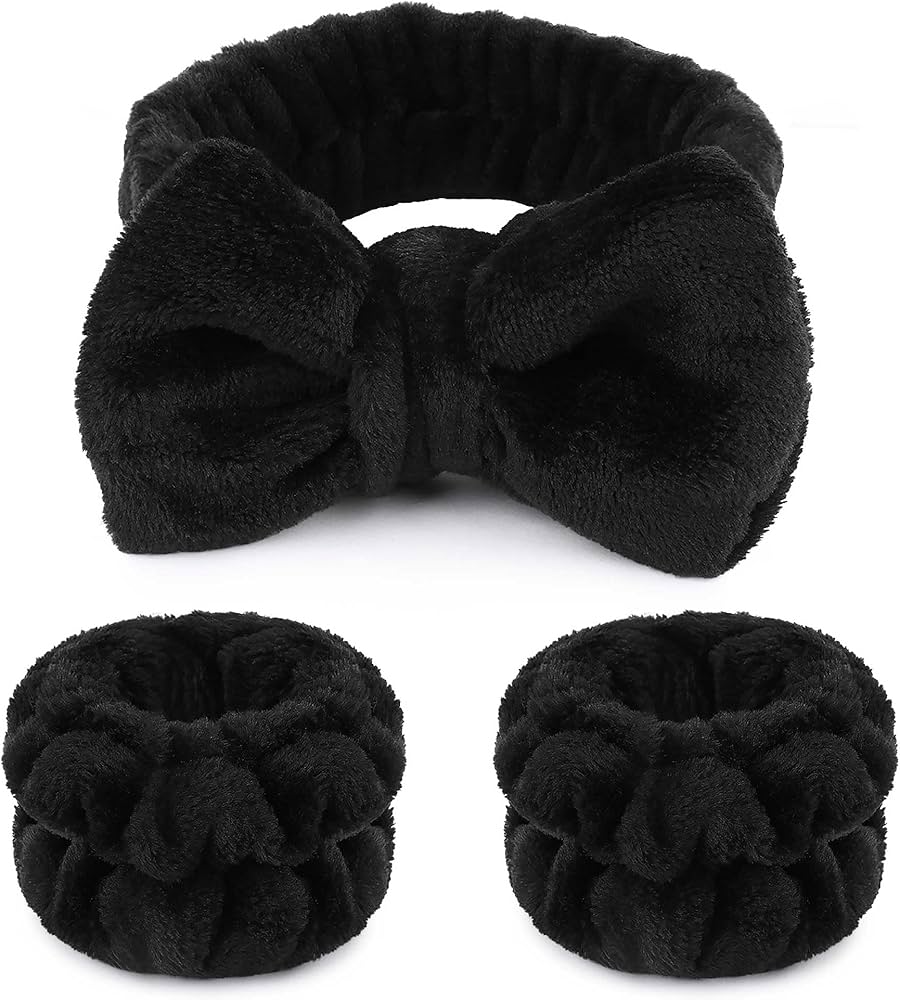 Microfiber Fleece Headband + Wrist Band