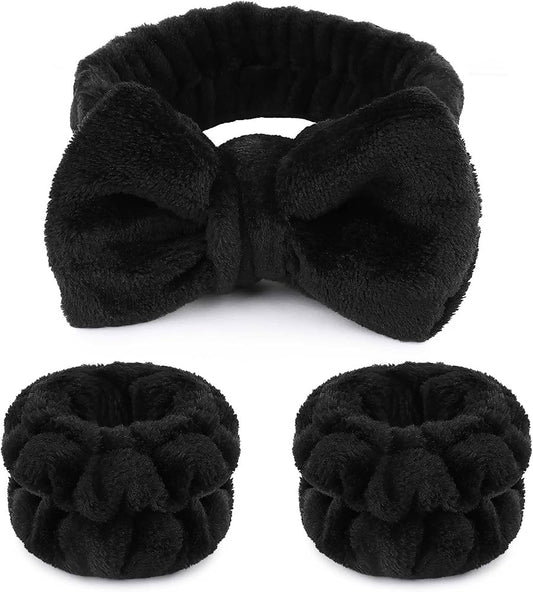 Microfiber Fleece Headband + Wrist Band