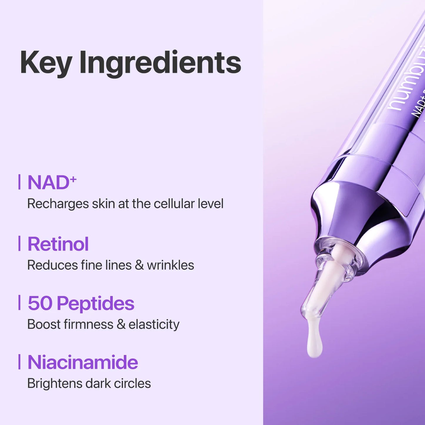 Numbuzin No. 9+ NAD+ Retinol Volumetox Eye Cream 10ml