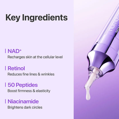 Numbuzin No. 9+ NAD+ Retinol Volumetox Eye Cream 10ml