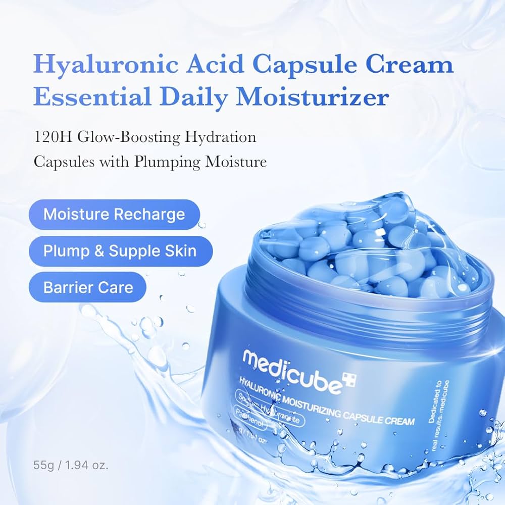 MEDICUBE HYALURONIC MOISTURIZING CAPSULE CREAM 55G