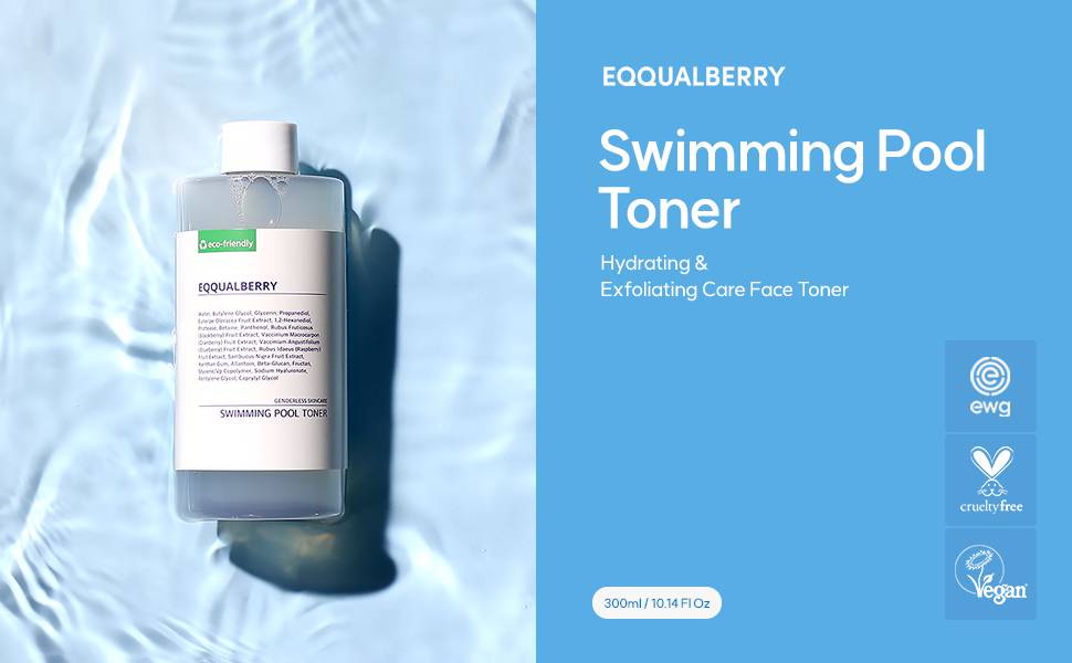 EQQUALBERRY SWIMMING POOL TONER 300ML