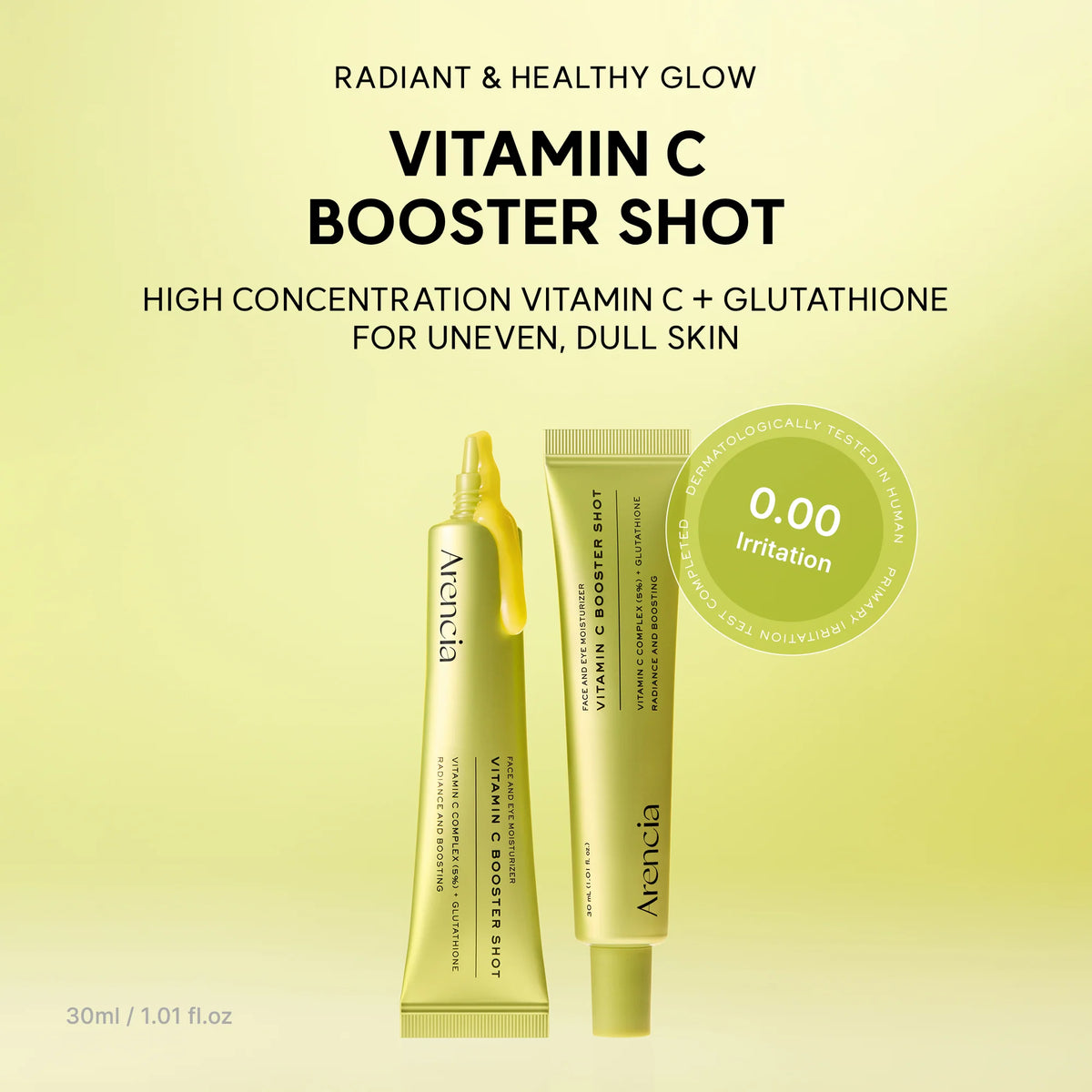Arencia Vitamin C Booster Shot Face and Eye Cream